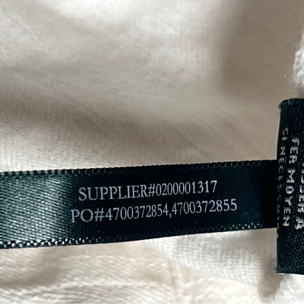 Lauren Ralph Lauren White Denim Skirt Size 14 Button Front - Picture 9 of 9